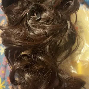 Elegant Long Beard Hair Clip, Natural Messy Bun Style, Suitable for Dense & Sparse Hair, Perfect for Women & Girls