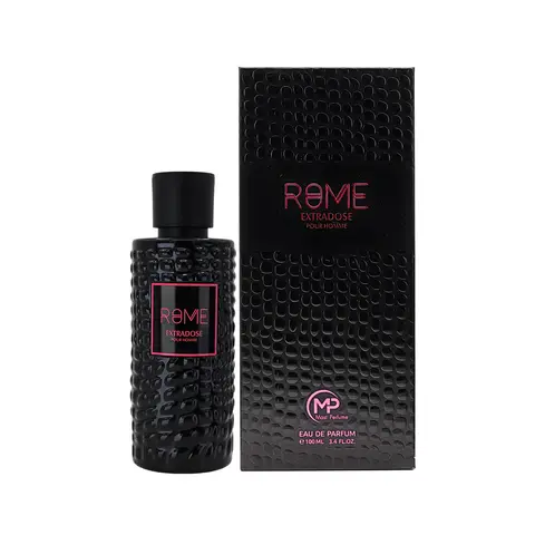 BHARARA Rome Extradose Pour Homme 100ml EDP Unisex Aromatic Fragrances Bottle - Citrus Woody Spicy Scent, Vetiver Blend, Lavender Heart, Non-Toxic Long-Lasting EDP Fragranced Perfume for Adults’ Cooler Weather Evening Wear, EDP Liquid Perfumes