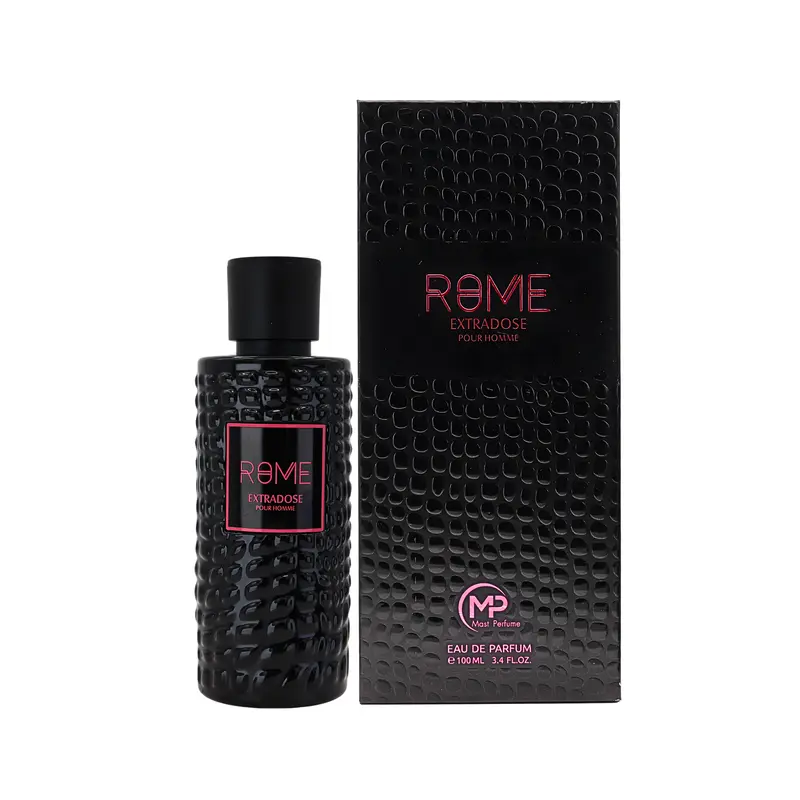 BHARARA Rome Extradose Pour Homme 100ml EDP Unisex Aromatic Fragrances Bottle - Citrus Woody Spicy Scent, Vetiver Blend, Lavender Heart, Non-Toxic Long-Lasting EDP Fragranced Perfume for Adults’ Cooler Weather Evening Wear, EDP Liquid Perfumes