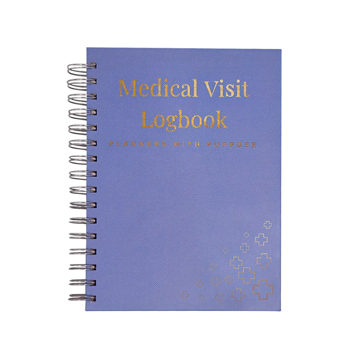 A5 Spiral Bound Medical Visit Logbook - Chronic Illness Health Journal, Doctor Appointment Tracker, Medication & Medical History Organizer Notebook with Pockets