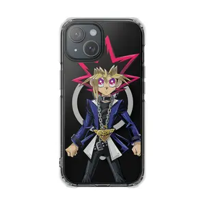 Yugi Muto Anime Duelist Phone Case | Magnetic Clear Impact Case