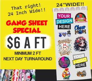 DTF Gang Sheet | DTF Transfers | Gang Sheets | Custom Heat Transfers | Bulk DTF Gang Sheets | Direct to Film Transfers