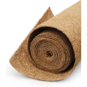 Coconut Fiber Mat,  24 x 160 inch  Coconut Liners for planters Flower Basket,  Coconut Fiber mat, Garden Decoration,  pet pad, Reptile Carpet, Snow Mat (24 x 160)