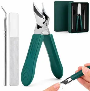 Eagle Beak Beveled Nail Clippers, Wide Jaw Anti-Splash Slanted Toenail Clipper, Oblique Ingrown  Trimmer for Thick Hard  Pedicure Care nail saver