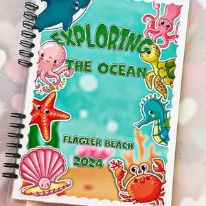 Busy book Exploring the ocean, Montessori book, exploring and learning, activities, hardcoverr Hard Cover Soft Cover Regular Edition