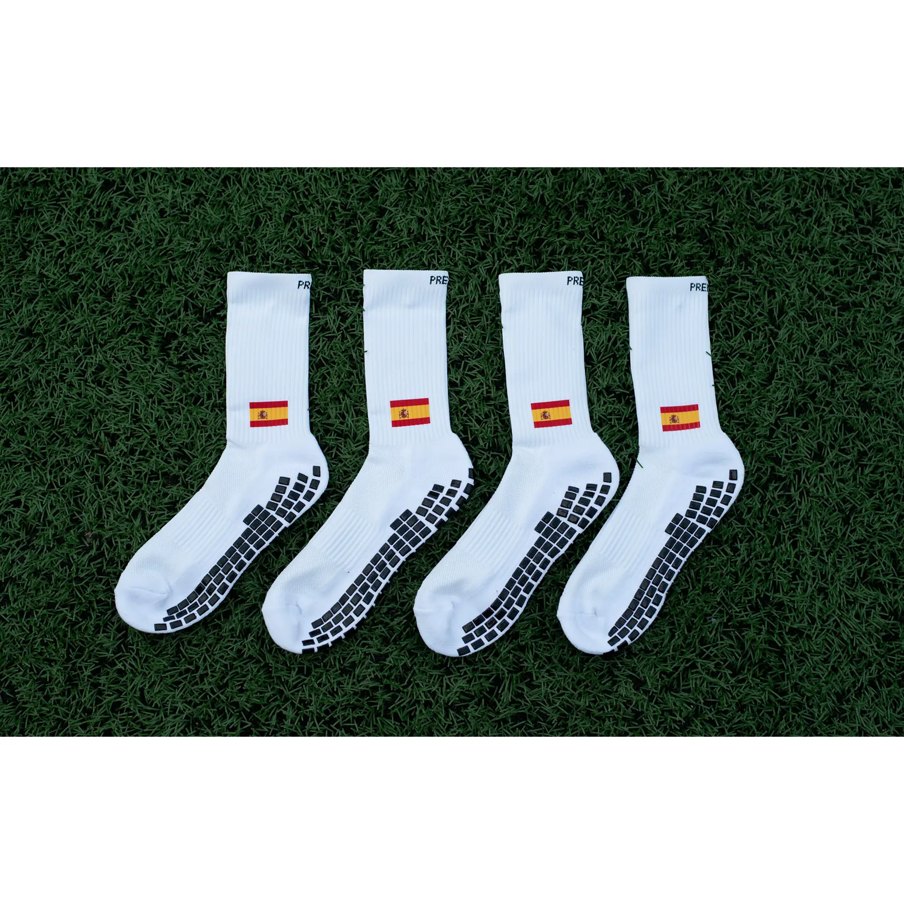 Premier Edge Spain Flag Grip Socks