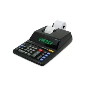 Sharp 12-Digit Financial Printing Calculator with Large Fluorescent Display