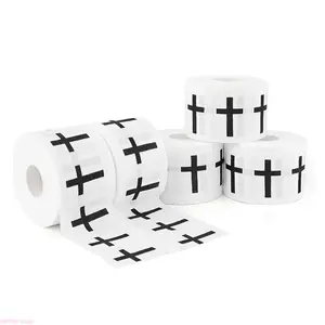 Christian Cross Cotton Athletic Tape, 2 Inch x 23 Ft Jesus Design Sports Wrap, Multi Sport Wrist Support for Soccer Training Workout And Christian Church Gift Giving fathersdaygift