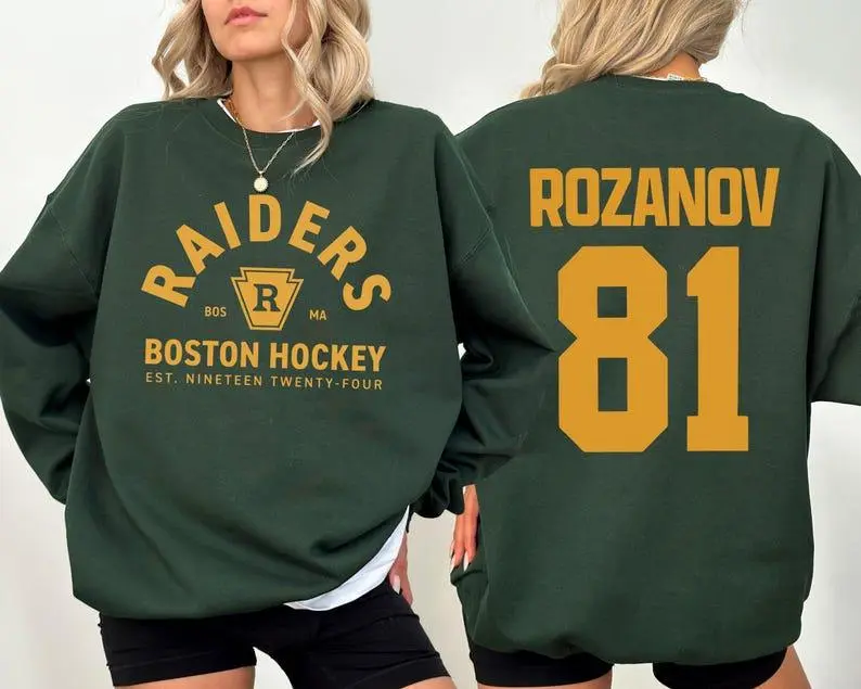 Ilya Rozanov #81-Boston Raiders Sweatshirt, Hudson Williams Connor Storrie Shirt, Heated Rivalry Inspired Shirt, Shane Hollander Shirt