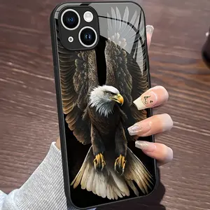 Phone Case - Reinforced Glass Protective Case Suitable for iphone17 17Air 16 Pro 15 Promax 14 Plus 13 12 11, Featuring a Lightweight Luxury Design with a Slim White Glass End And Lens Protection, Providing Full Drop Protection