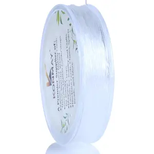 0.6mm Stretchy Bracelet String, 38 Yards Elastic  String,Thin Elastic Beading Cord for Seed Beads, Pony Beads, Kandi Beads and Friendship Bracelet Making