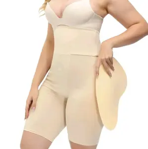 HIGH WAIST LIGHTLY SHAPED SHAPEWEAR SHORTS