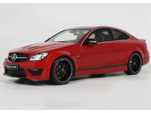 2014 Mercedes-Benz C63 AMG Edition 507 - Red (Limited Edition Resin Model) 1:18 Scale Model - GT Spirit GT920