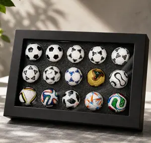 Mini Soccer Ball Set, Fathers Day Gift, Football Fan Collectible Box