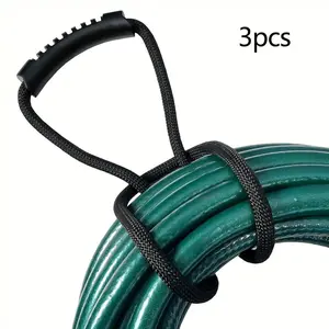 Extension Cord Holder Wall Mount Storage Organizer, Non-Slip Hangable Hose Cable Hanger, Storage Hook for Garage Home RV Boat 3pcs