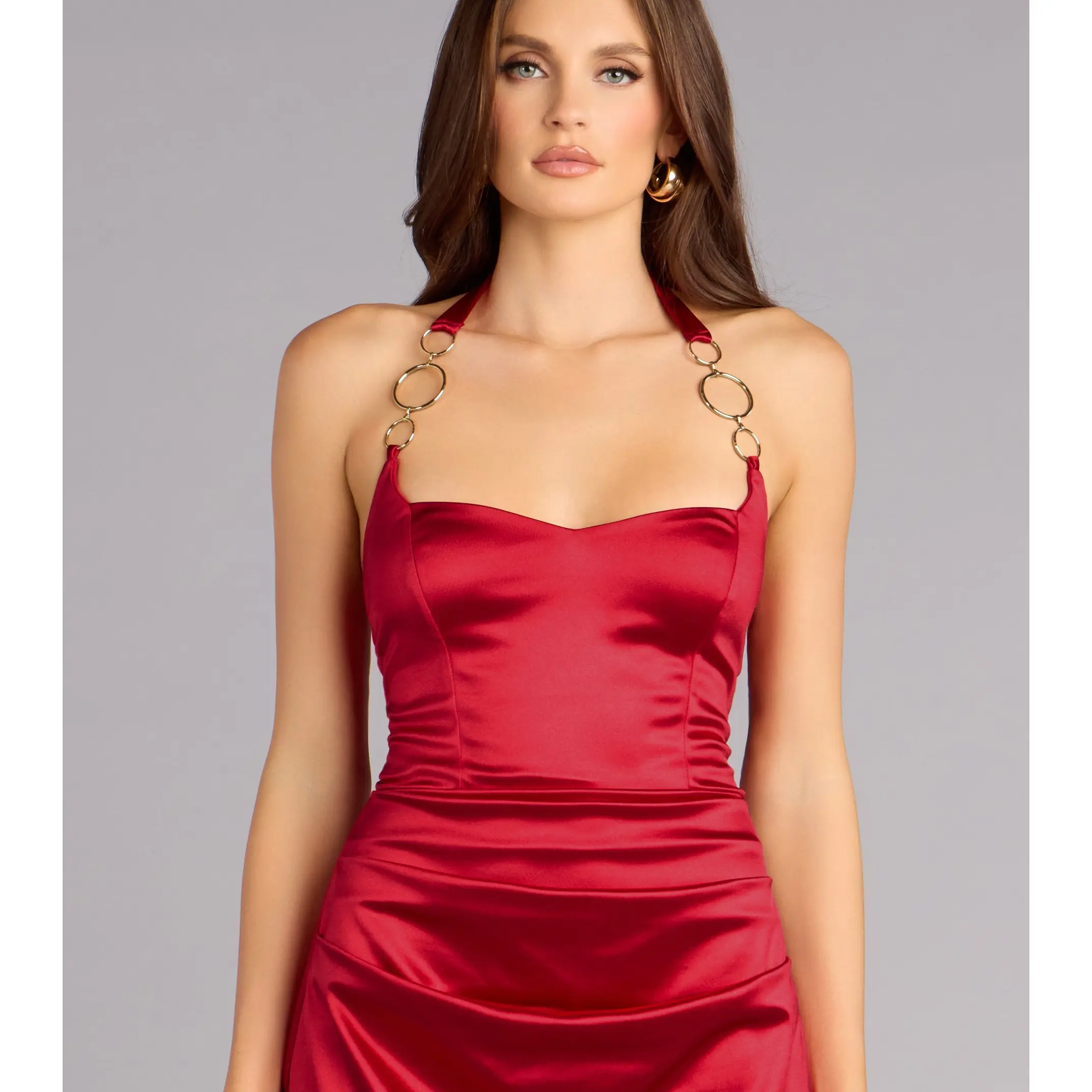 Ring the Night Satin Mini Dress - TikTok Shop