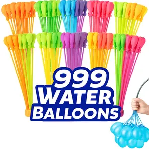 Summer Quick Fill Water Balloons Suitable for Adults and Children's Summer Cooling Total of 999 Balloons
