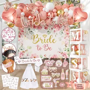 Pink Bridal Shower Decor Set – Bride to Be Party
