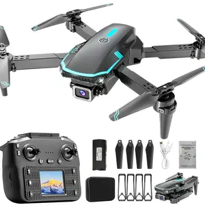 RC Aircraft with Display Screen, Aerial Photography Drone, One-key Takeoff & One-key Landing, Portable & Foldable Quadcopter, Perfect Holiday Gift for Kids Ages 8-10, Ideal for Christmas, Halloween and Thanksgiving Gifting，TongLi  RC Aircraft.