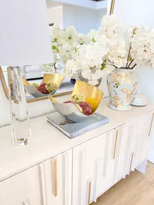 Gold and Silver Decorative Bowl (Two Sizes)