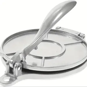 6.5 Inch Large Diameter Tortilla Press, Heavy-Duty Tortilla Press- Durable Aluminum Construction, For Homemade Tortillas, Taco, Pancakes, Crepes, And Flapjacks, Easy To Clean, Space-Saving Kitchen Essential For Home Cooks Stainless Steel snack box