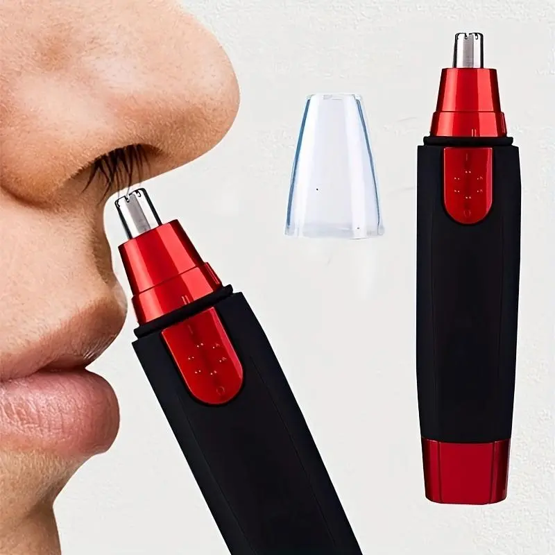 Painless Nose & Ear Hair Trimmer, 1 Count Professional Nose & Ear Hair Shaver, Gentle and Safe Trimmer for Travel, Ideal Gift for Both Men and Women