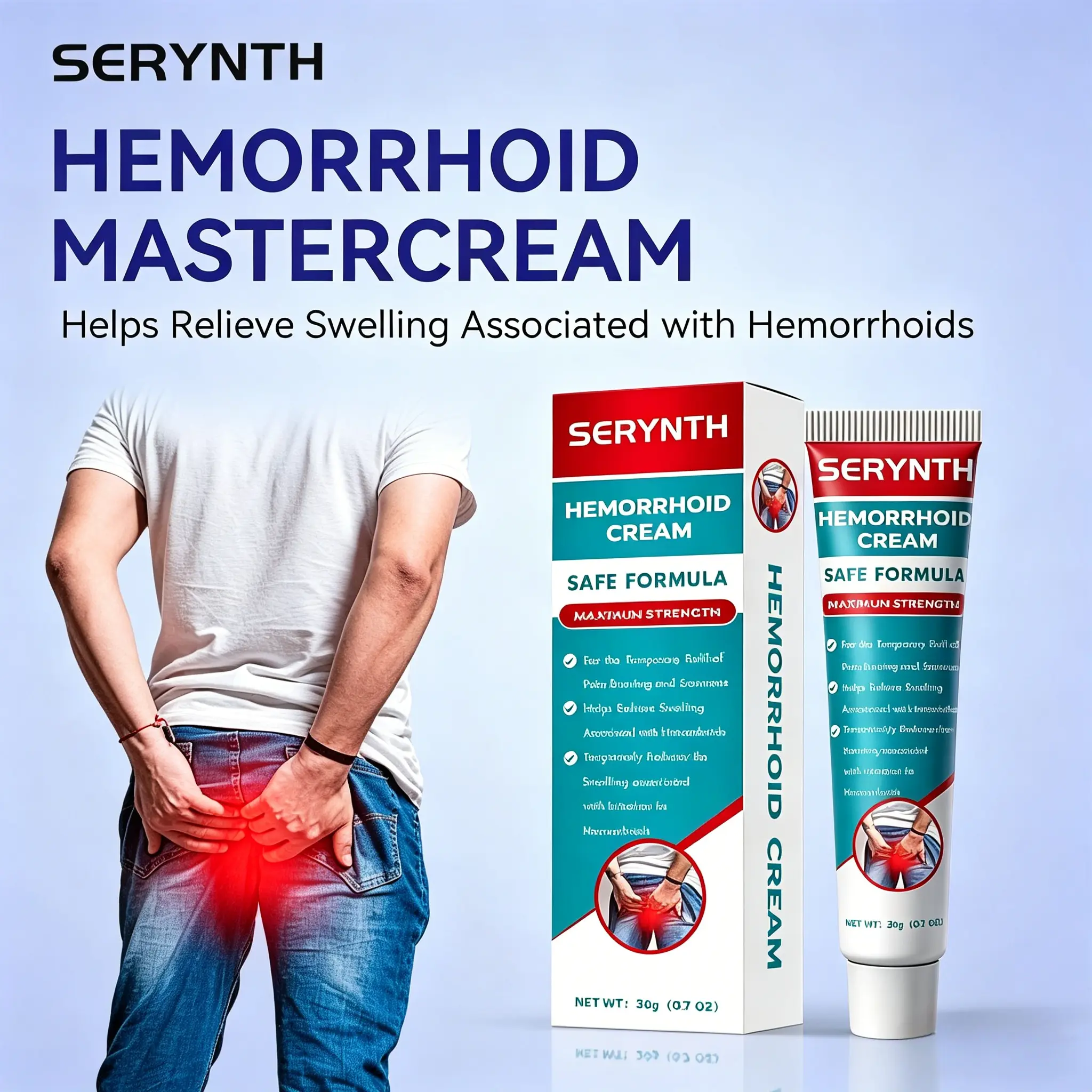 Perfectmyth 03 Intimate Comfort Cream - Enhanced with Borneol, Thymol & Aloe Vera for Daily Comfort