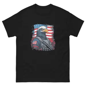 Defender - Freedom Threads Patriotic Men's and Women's Classic Cotton T-Shirt
