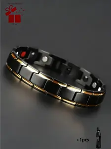 Trendy Copper Magnetic Therapy Bracelet, Energy Healing Health Bracelet, Unisex Design, Great Couple Gift for Him & Her