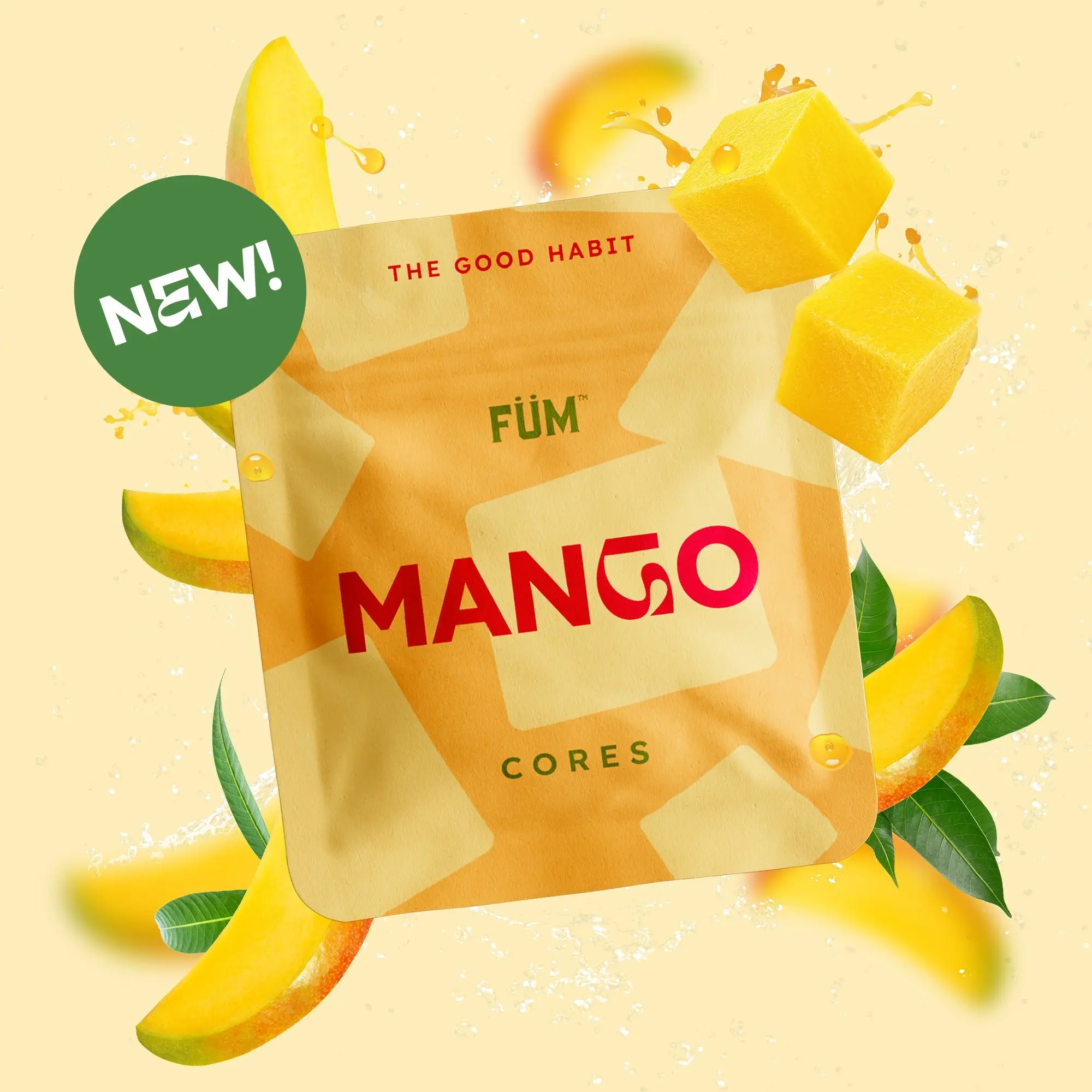 FÜM Mango Cores – 3 Pack (Tropical, Smooth, Uplifting)