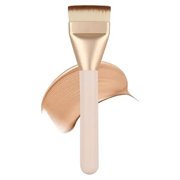 Flat Foundation Brush for Liquid Makeup, Professional Makeup Spatula Brush, Soft Synthetic Bristles for Seamless Liquid, Cream, Concealer & Primer Application, Streak-Free Face Makeup Brush