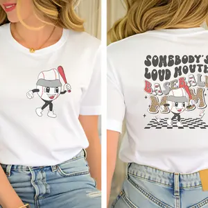 Baseball Game Day Shirt, T-mom Shirt, Baseball Shirt for Women, Sports Mom Shirt, Mothers Day Gift, Family Baseball Shirt, Baseball Mama Tee