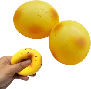 Jumbo Potato Stress Ball, 2.36in Soft Slow Rising Squishies, Realistic Potato Shape Fidget Toy, Anxiety Relief Squeeze Ball, Cute Desk Accessory for Adults, Novelty Stress Relief Gift for Office