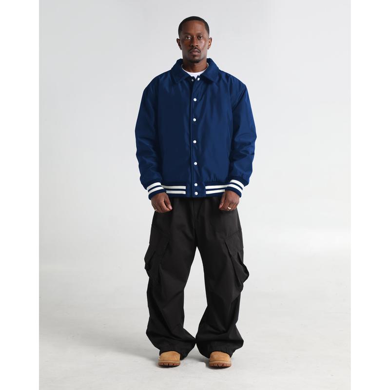 Collared Varsity Bomber Jacket