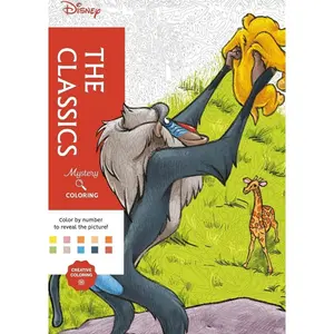Disney Mystery Coloring: The Classics: A Color by Number Book   Paperback – March 17, 2026