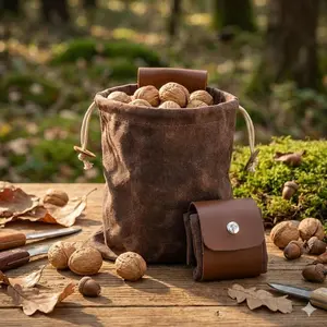 Waterproof Breathable Foldable Waist Pack: Large Capacity Durable Rip-proof Drawstring Bag for Camping, Hiking, Fishing, Foraging. Ideal for Berries, Mushrooms, Shells, Rocks. Portable Outdoor Gear for Picnics, Survival, Adventures.