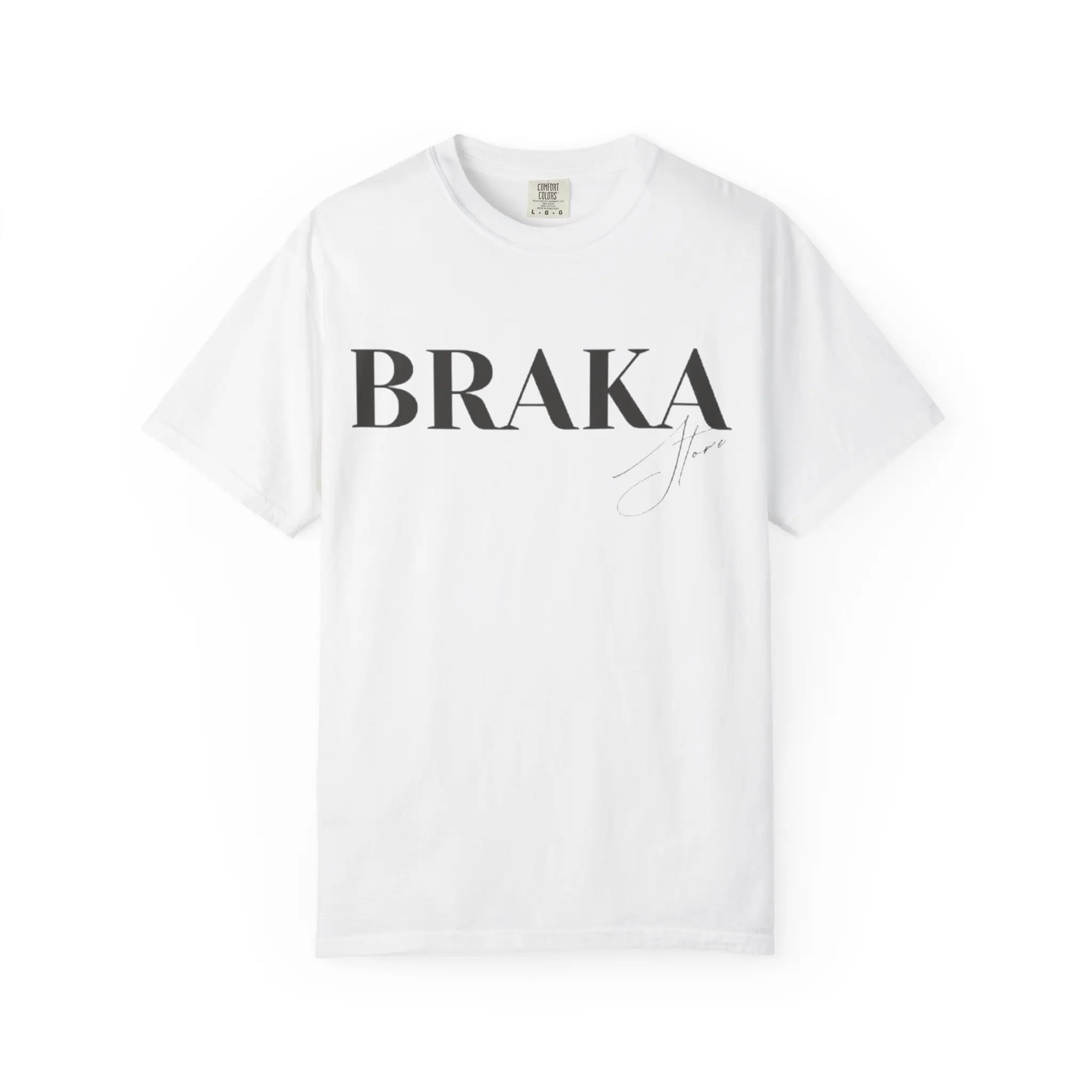 Stylish Unisex Garment-Dyed T-shirt with 'BRAKA' Design, Trendy Summer Tee, Casual Wear, Gift for Friends, Graphic Tee
