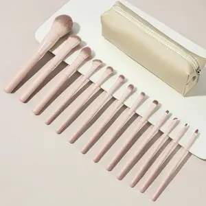 10-13 Ultra Soft Makeup Brushes Set, Powder Blush Concealer Eye Shadow Highlighter Full Face Brush, High-Quality Cosmetic Tools
