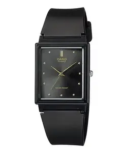 Casio Unisex Black Analog Watch with Black Dial - MQ-38-1A