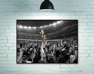 2022 World Cup Champions, Lionel Messi Poster, Argentina Football Poster, room decoration Home Decoration Art Poster Poster Print No Frameless
