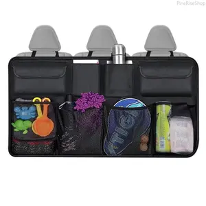 Car Trunk Organizer, Large-Capacity 8-Pocket Waterproof Interior Accessory with Velcro & Self-Adhesive Straps for SUV, Truck (Sports & Outdoor Leisure Cycling Frame Bag Compatible)
