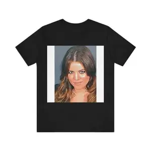 Khloé Kardashian Mugshot Tee - Celebrity Graphic Gift Shirt Tshirt