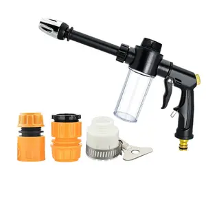 Adjustable Foam Cannon Car Wash Sprayer - Multi-Purpose Pressure Washer for Cars, Patio & Pets