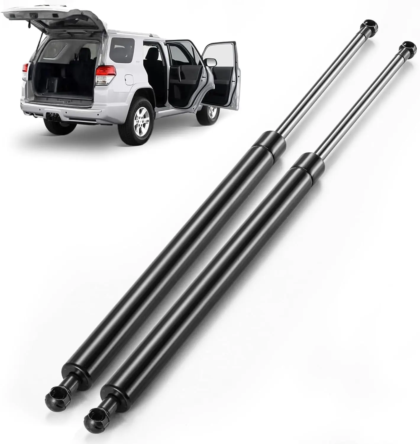 Rear Hatch Liftgate Struts for Toyota 4Runner 2010-2023, Trunk Shocks Lift Support for 4Runner Base/Limited/Lightshade/ SR5/ TRD/Trail/Venture, OEM 689070W091 689070W100, 2 Pcs