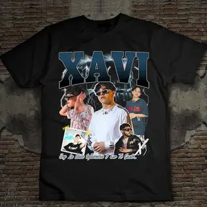 XAVI vintage look t-shirt playera regional mexicano| XAVI Tshirt Mexican Corridos musica la diabla Merch La victima latino