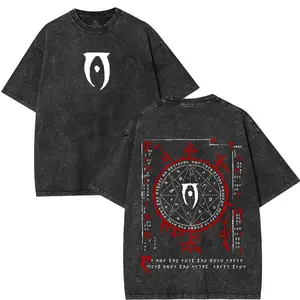 Retro Limited The Elder Scrolls IV: 2025 Oblivion Game Graphic Tees Washed Tee Game Acid Washed Lightweight TSHIRT, Gift For Gamer Clothes