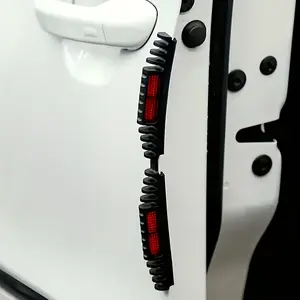 2 Pieces/4 Pieces Car Door Reflective Strips, Anti-Scratch and Collision Protection, Used for Warning Other Vehicles at Night. Easy to Install Safety Accessories, Suitable for All Cars, Suitable for Night Commuters and Safety-Driven Drivers
