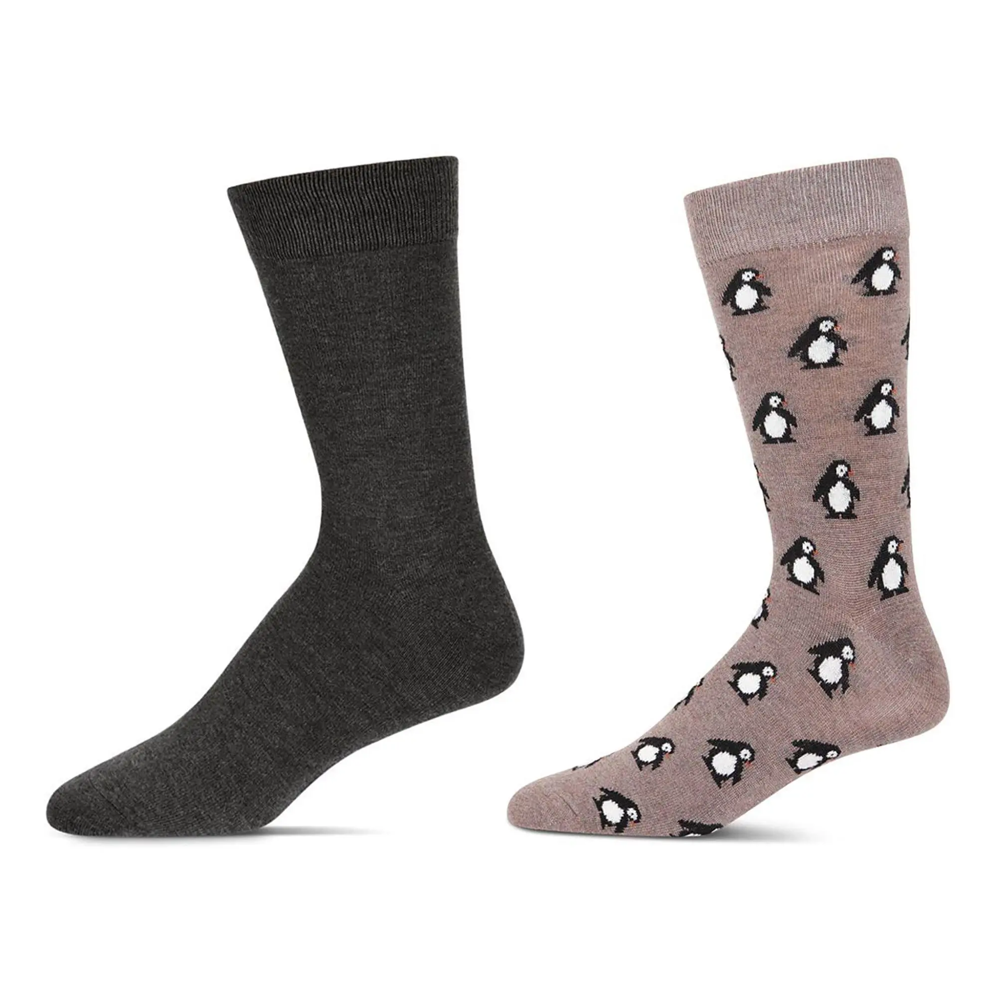 Men's 2 Pair Pack Cashmere Novelty Crew Socks Men's 2 Pair Pack Cashmere Novelty Crew Socks