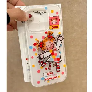 Happy Candy Ball Girl Grip Tok Holder White Acrylic Phone Case for Samsung Galaxy S25 Ultra S24 FE S23 Plus S22 S21 A52 A32 A30S