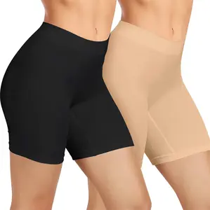 2-4 Pack Anti Chafing Shorts Women, Seamless Slip Shorts for Under Dresses, Spandex Bike Shorts for Yoga Workout